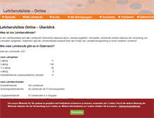 Tablet Screenshot of lehrberufsliste.m-services.at